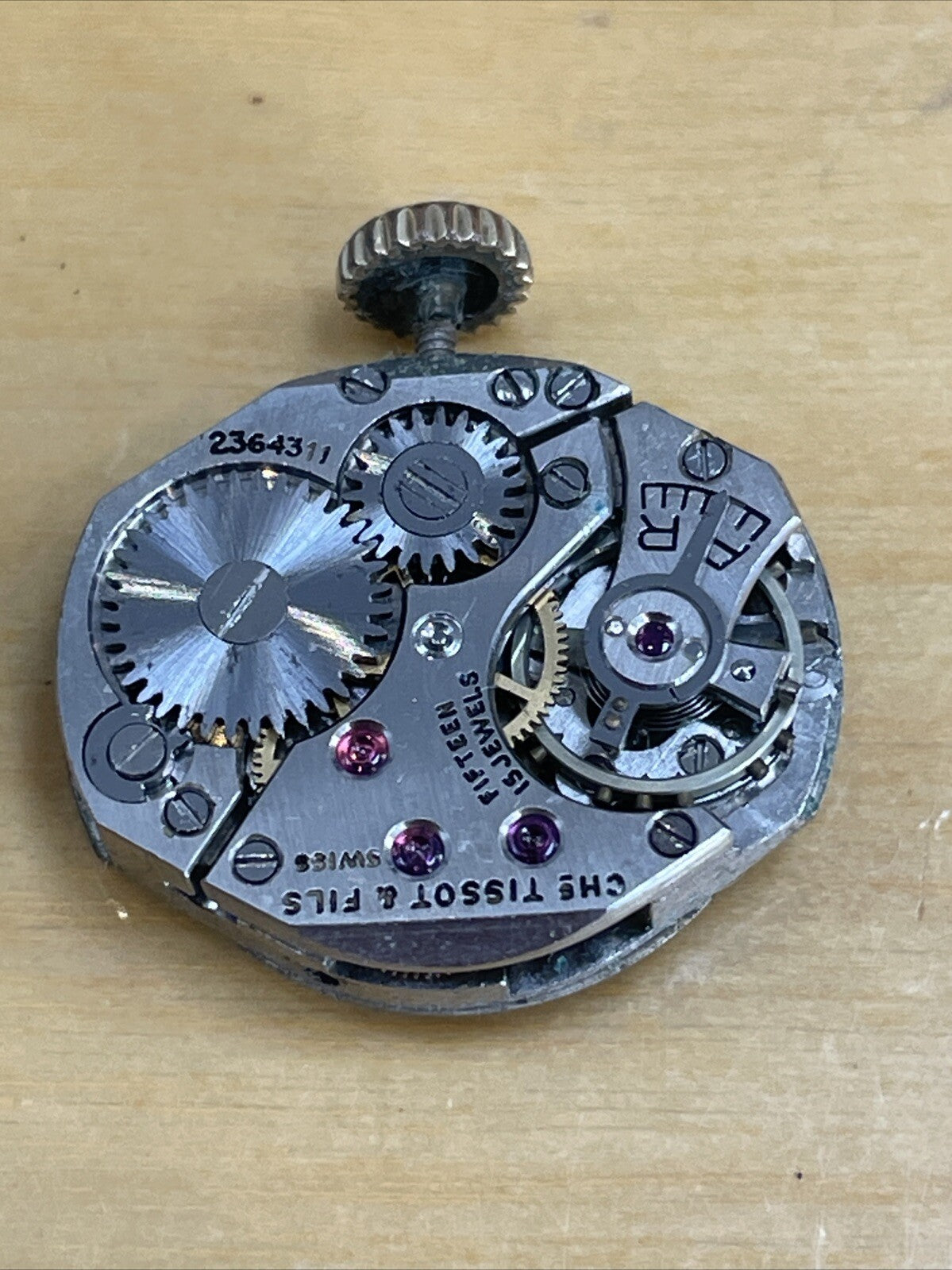 Tissot 15.3 Movement Ok Stiff Balance Ref P