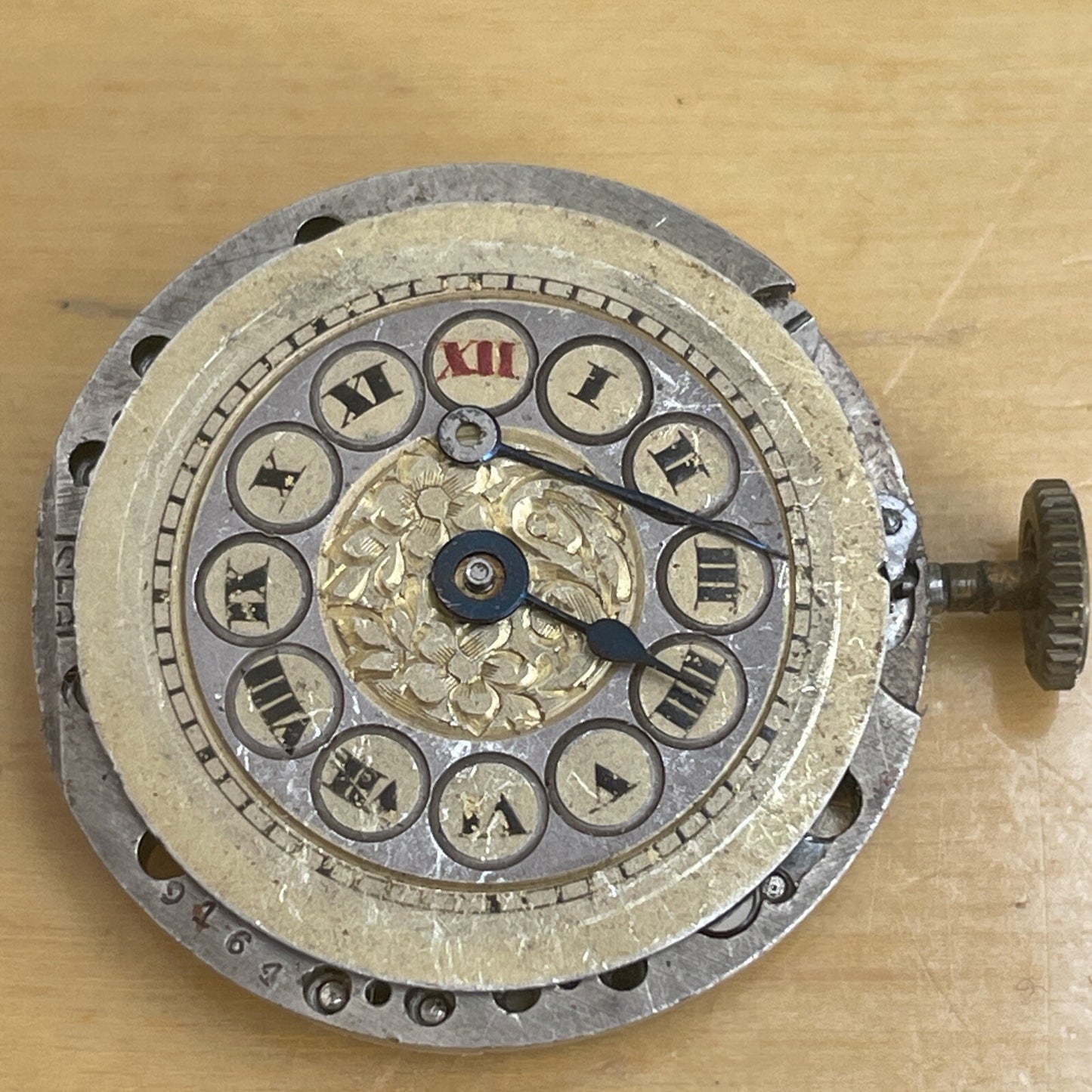 SFG Schild Freres Eterna Buren 10.5 Ligne Watch Movement OK  Balance Ref LG14-93