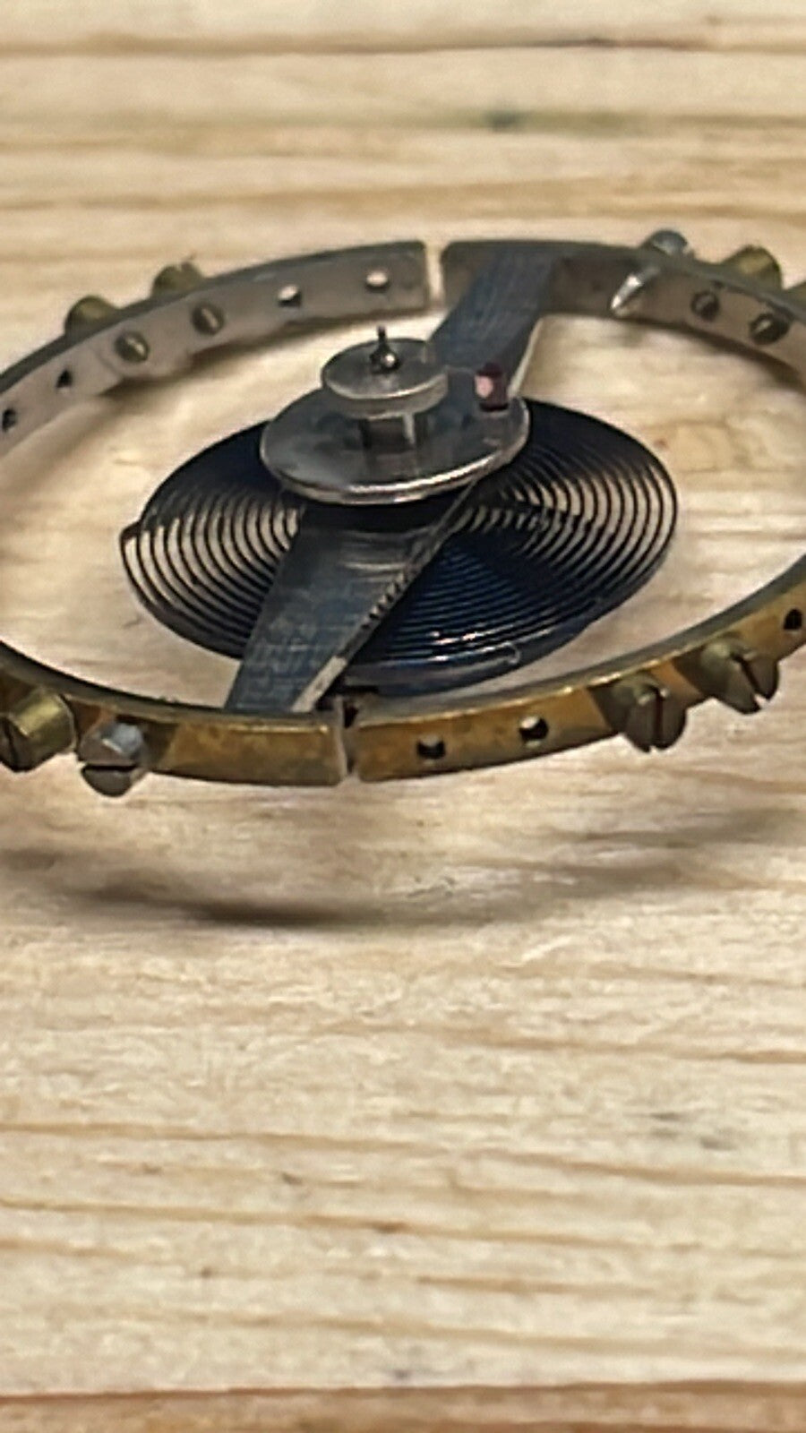 Genuine Rolex Balance complete for  GS MK2 Cal 526 With New Staff Fitted.