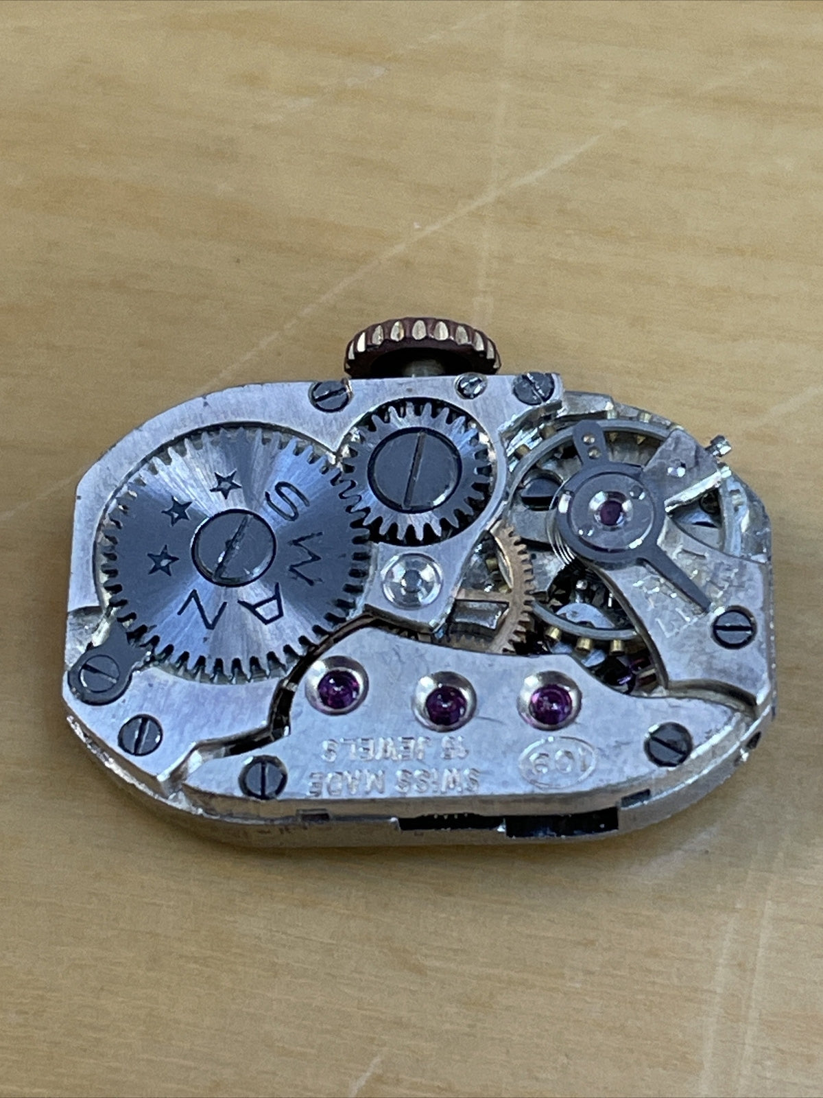 Record 109 Watch Movement  OK Balance Ref J55