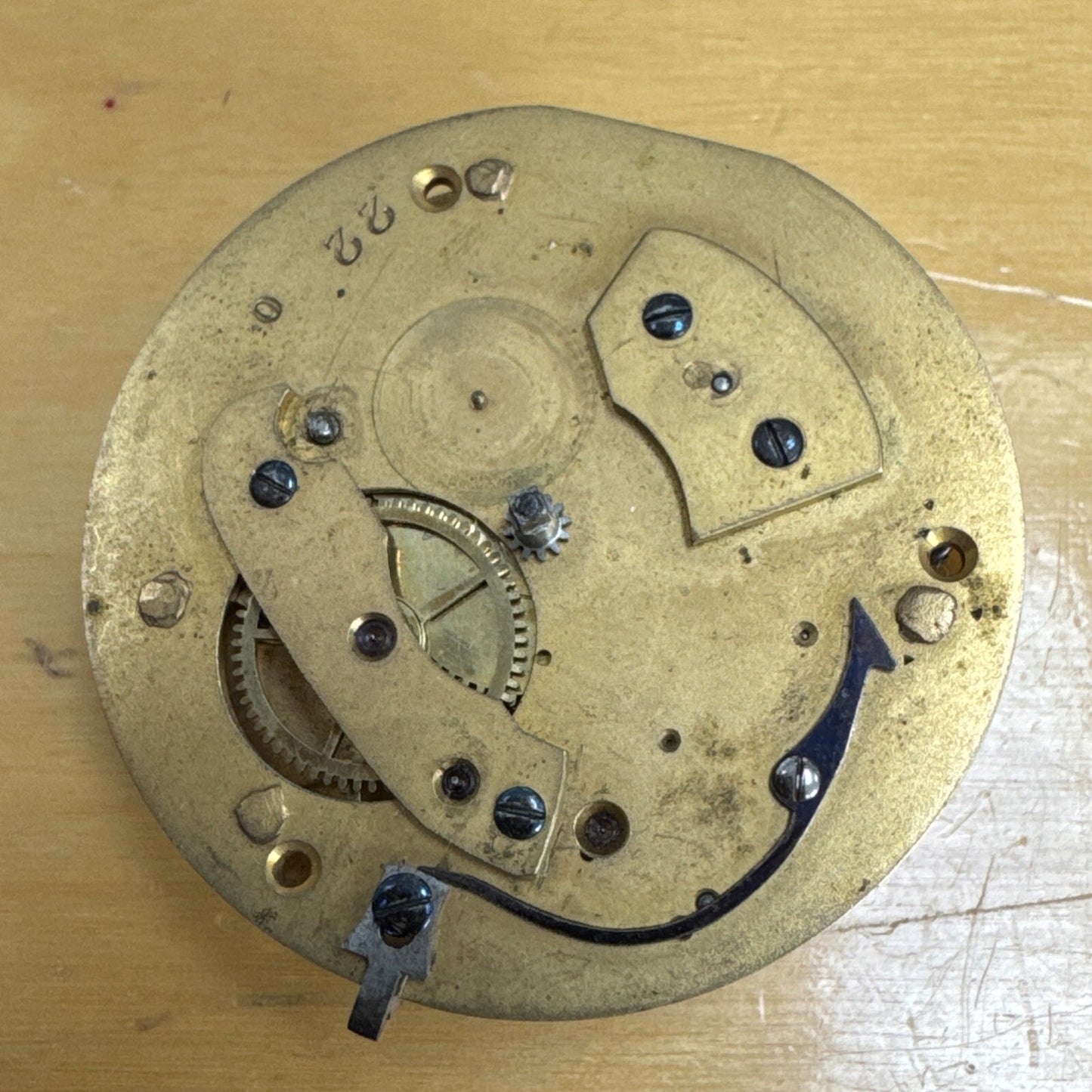 Anonymous English Fusee Movement 48.4mm Approx LG15-73