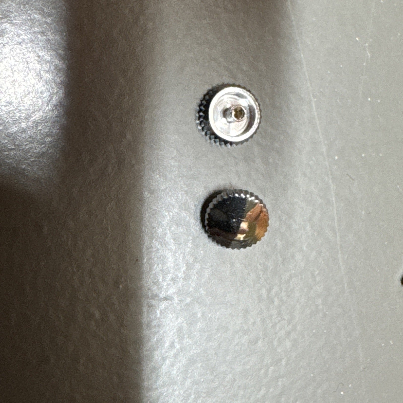 Ordinary Chrome Winding Crown 5mm X 1.7mm X 0.9mm Possibly For Junghans LG17-104