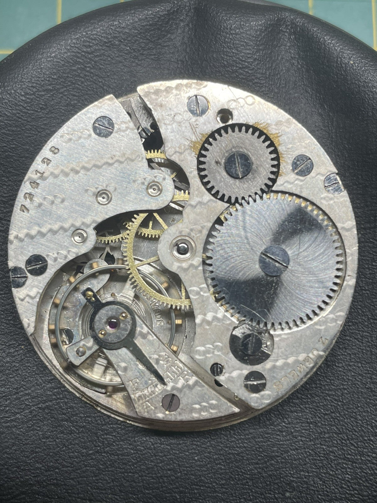 16s Negative Set Hunter Pocket Watch Movement 