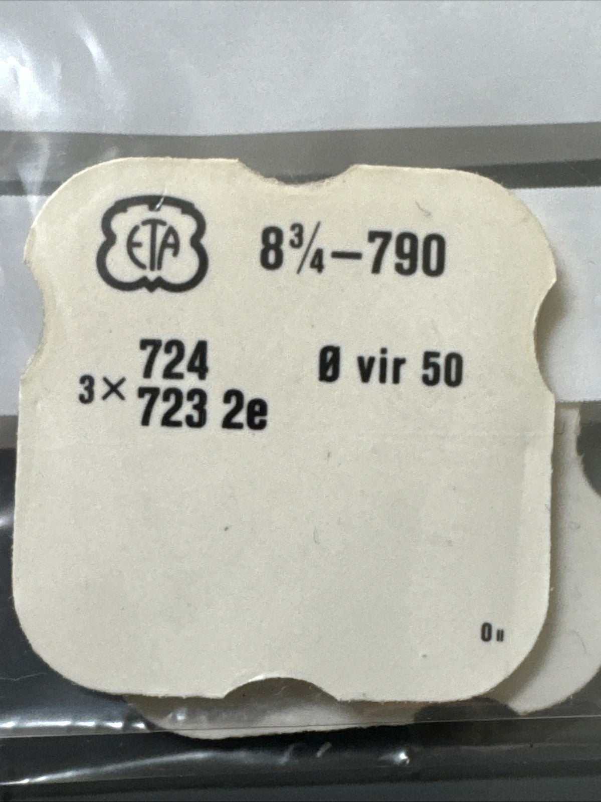 ETA 790 Balance Staff X1 Ref LG11-63