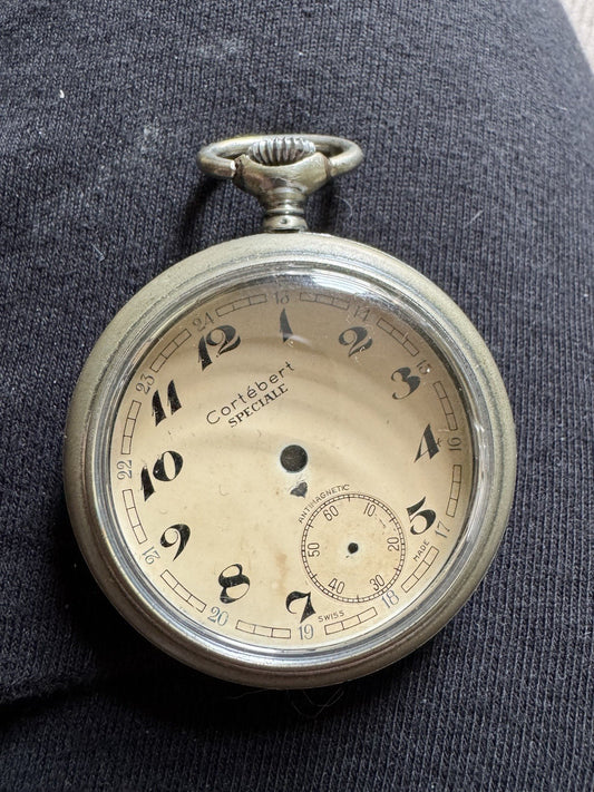 Cortebert 616 Pocket Watch Case 43.5mm Ref LG1