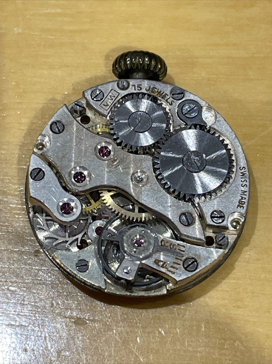 Peseux 80 Full Movement for Parts Spares Repair OK Balance Ref F3