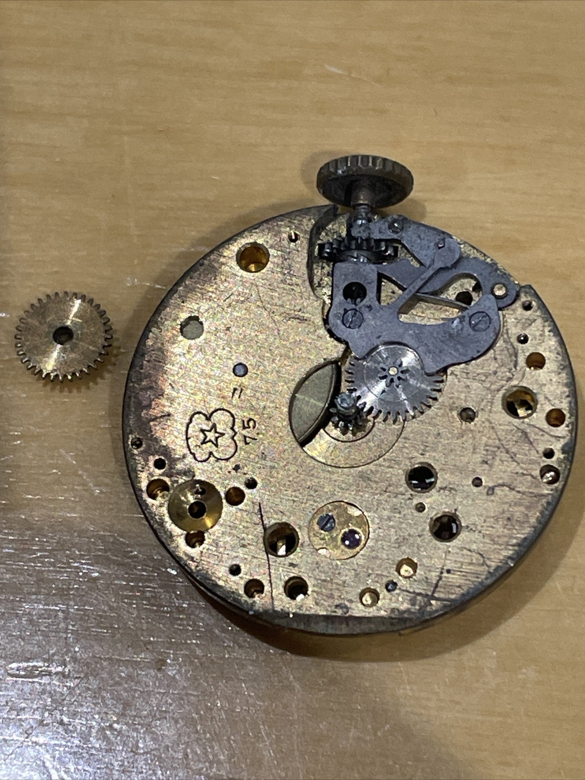 Venus 75 Full Movement Rolex Sub Brand Dial for Parts Spares Repair  Ref F5