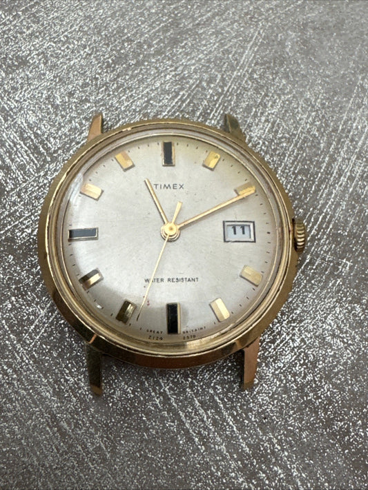 Mens Vintage Timex Mechanical Watch Spares Repair