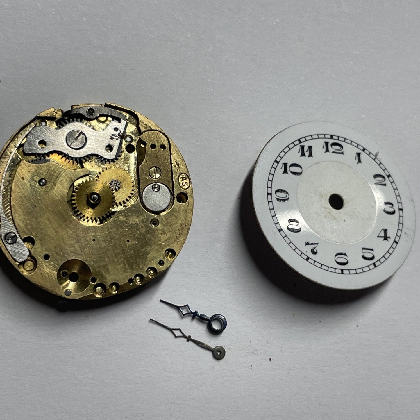 Early AS A Schild Trench Movement For Parts Spares Repair E18 10.5 Ligne