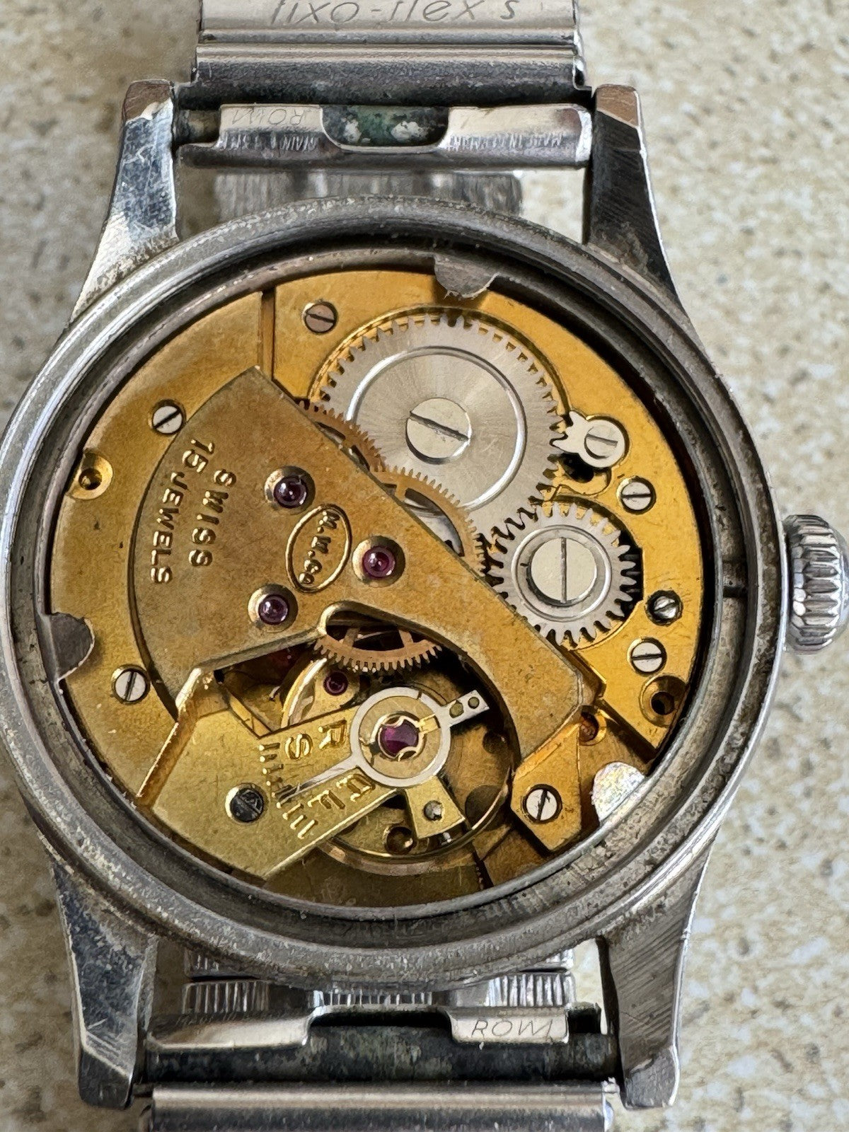 Mens WW2 Period Steel Watch A Schild 1187 Running