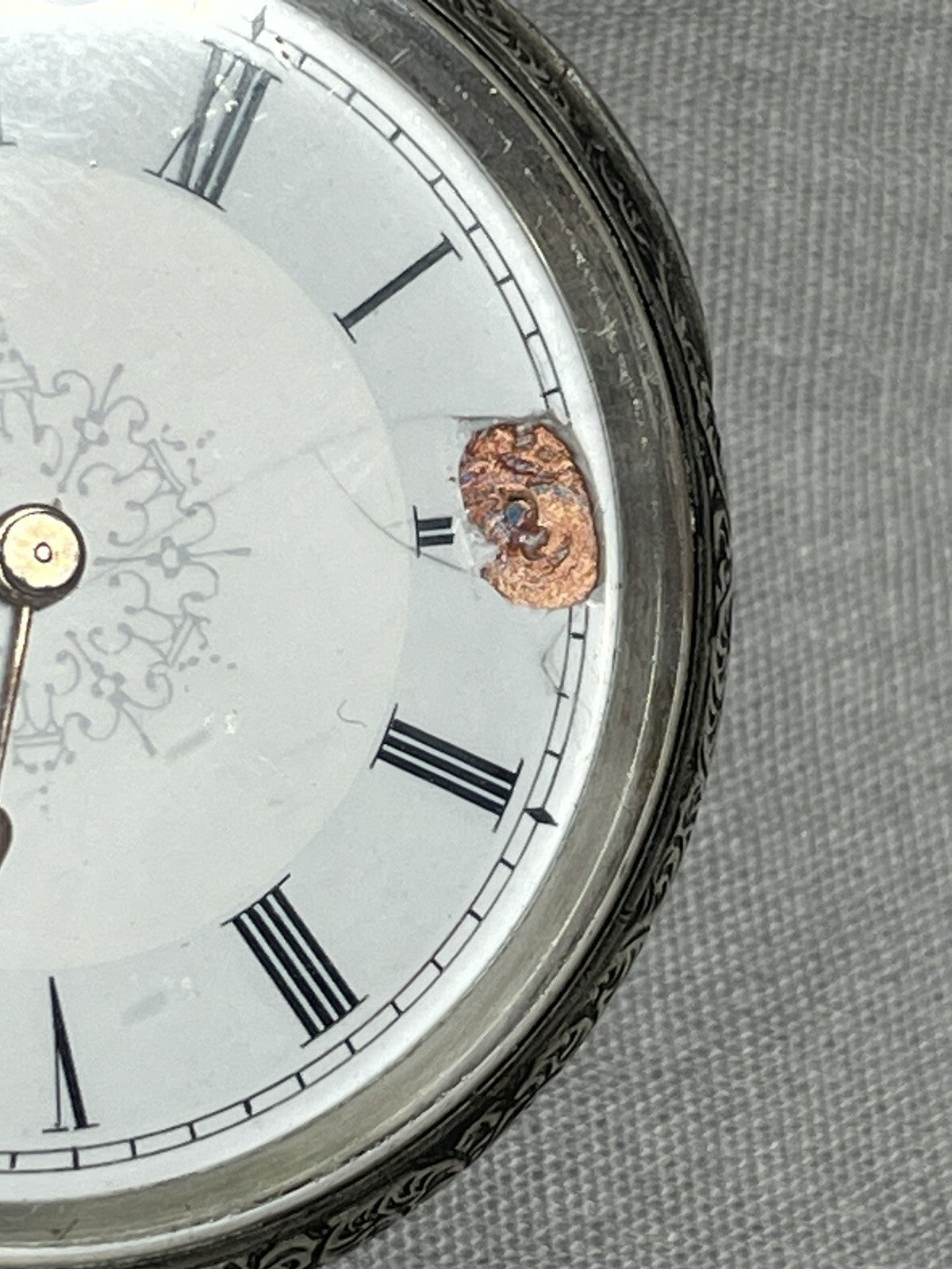 1882 Fine Silver Fob Watch Good Balance Immaculate Case. Whistlers Mother Link?