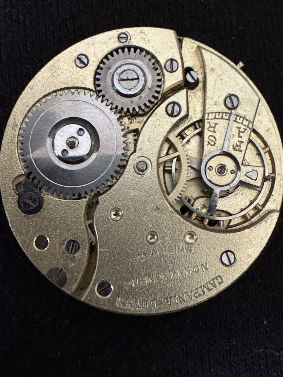 Campania Lever H Robert Et Fils 19 Ligne Pocket Watch Movement OK Balance XR6