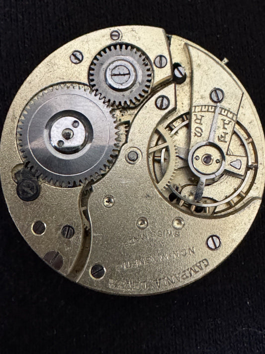 Campania Lever H Robert Et Fils 19 Ligne Pocket Watch Movement OK Balance XR6