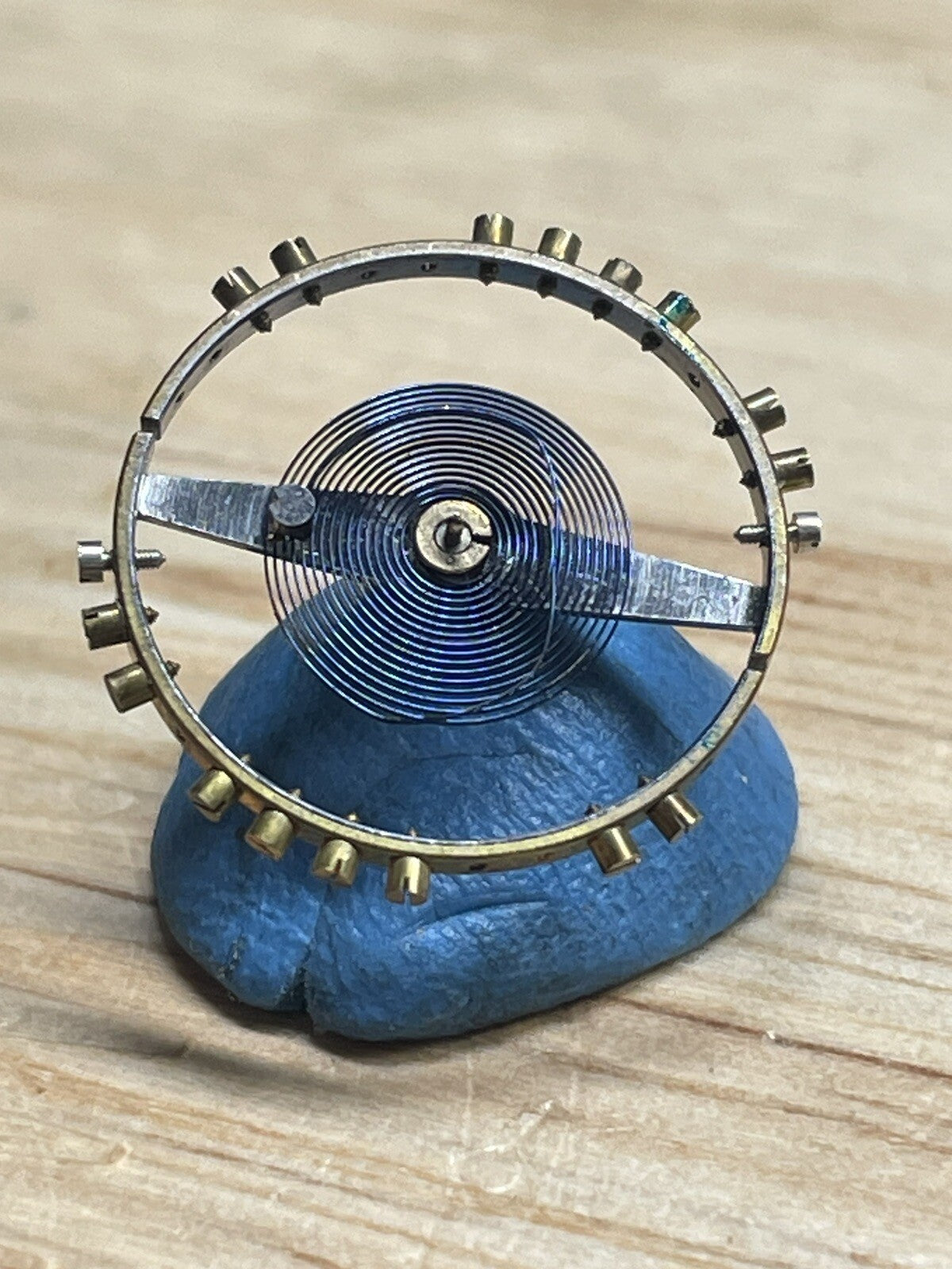 Genuine Rolex Balance complete for  GS MK2 Cal 526 With New Staff Fitted.