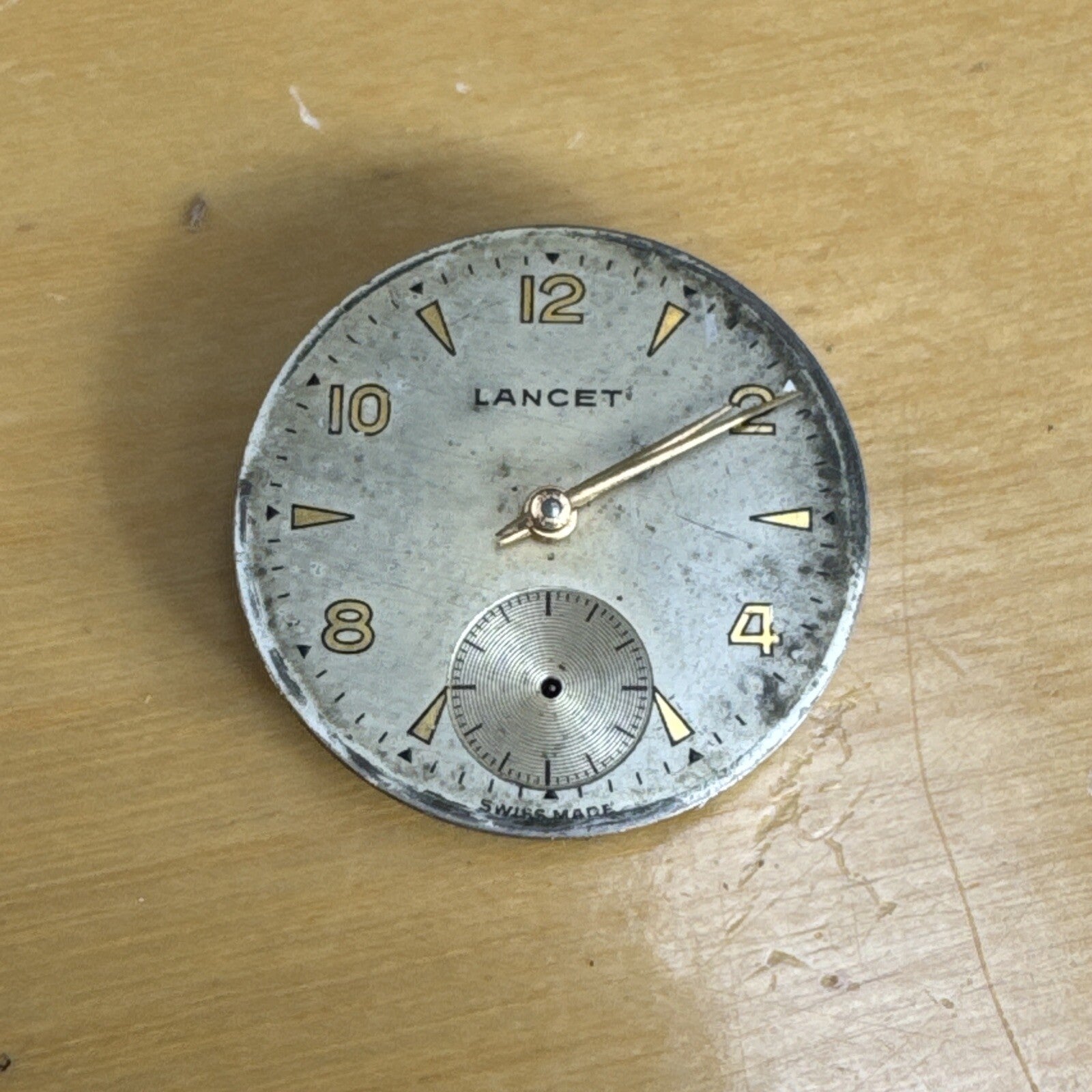 AS 984 Movement Lancet Dial & Hands For Parts Ref N50
