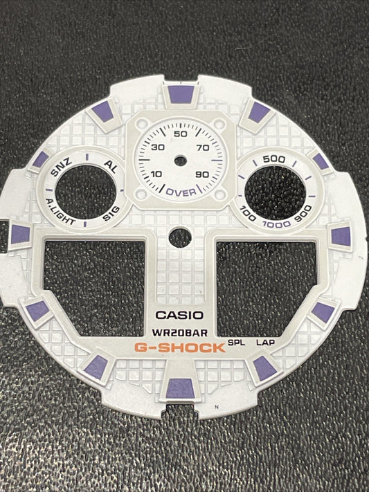 Casio G Shock Spare Parts GA-100 Dial White / Purple