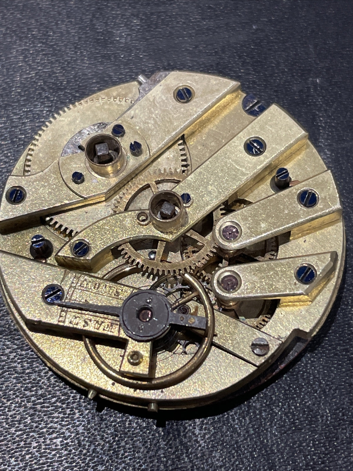 English Key Wind / Set Cylinder Movement Good Balance Ref J40