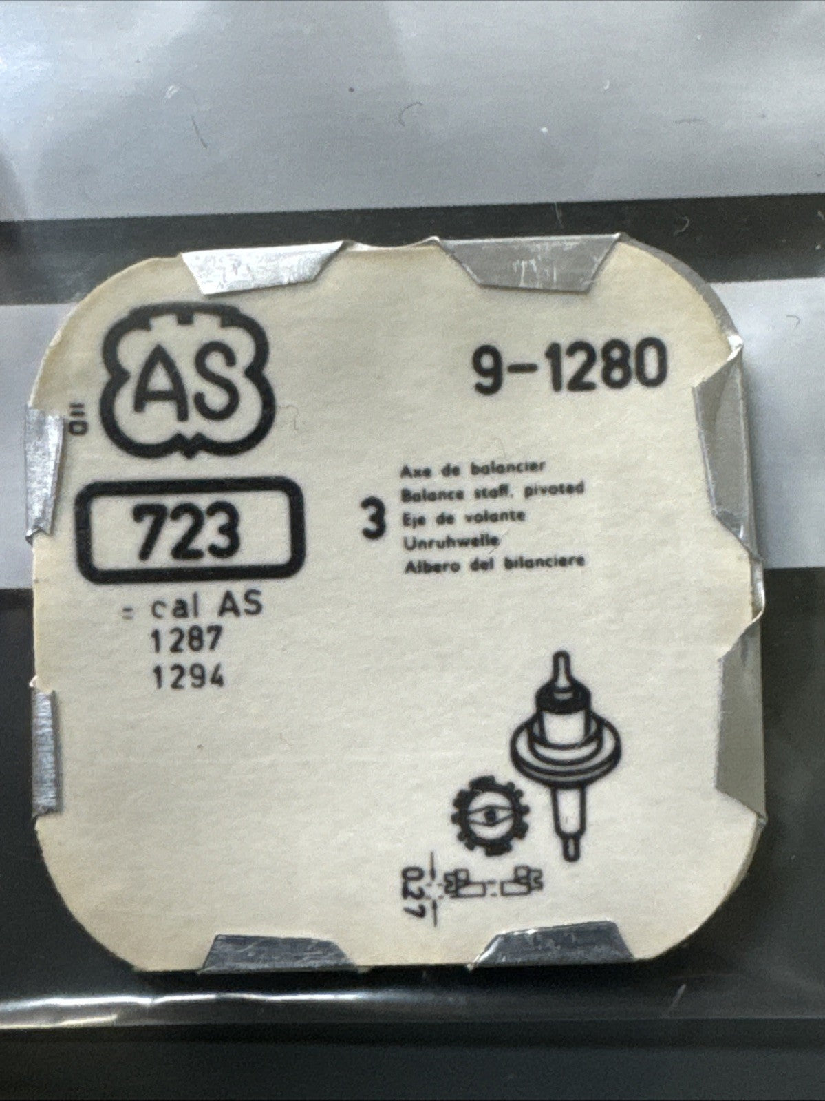 AS 1280 Balance Staff X1 Ref LG11-29