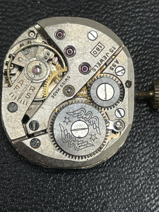 A Schild 1300 Watch Movement For Parts Spares Or Repair  H20