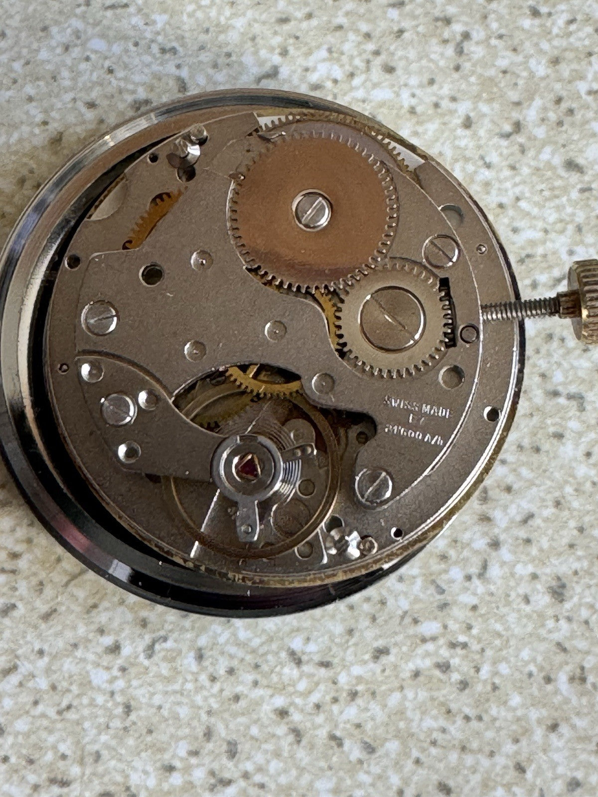 Like NOS Mens 1970s Swiss Ingersoll Watch Running Baumgartner 582CLD