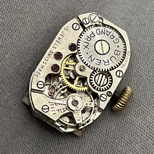 Buren Grand Prix Watch Movement Balance Stiff