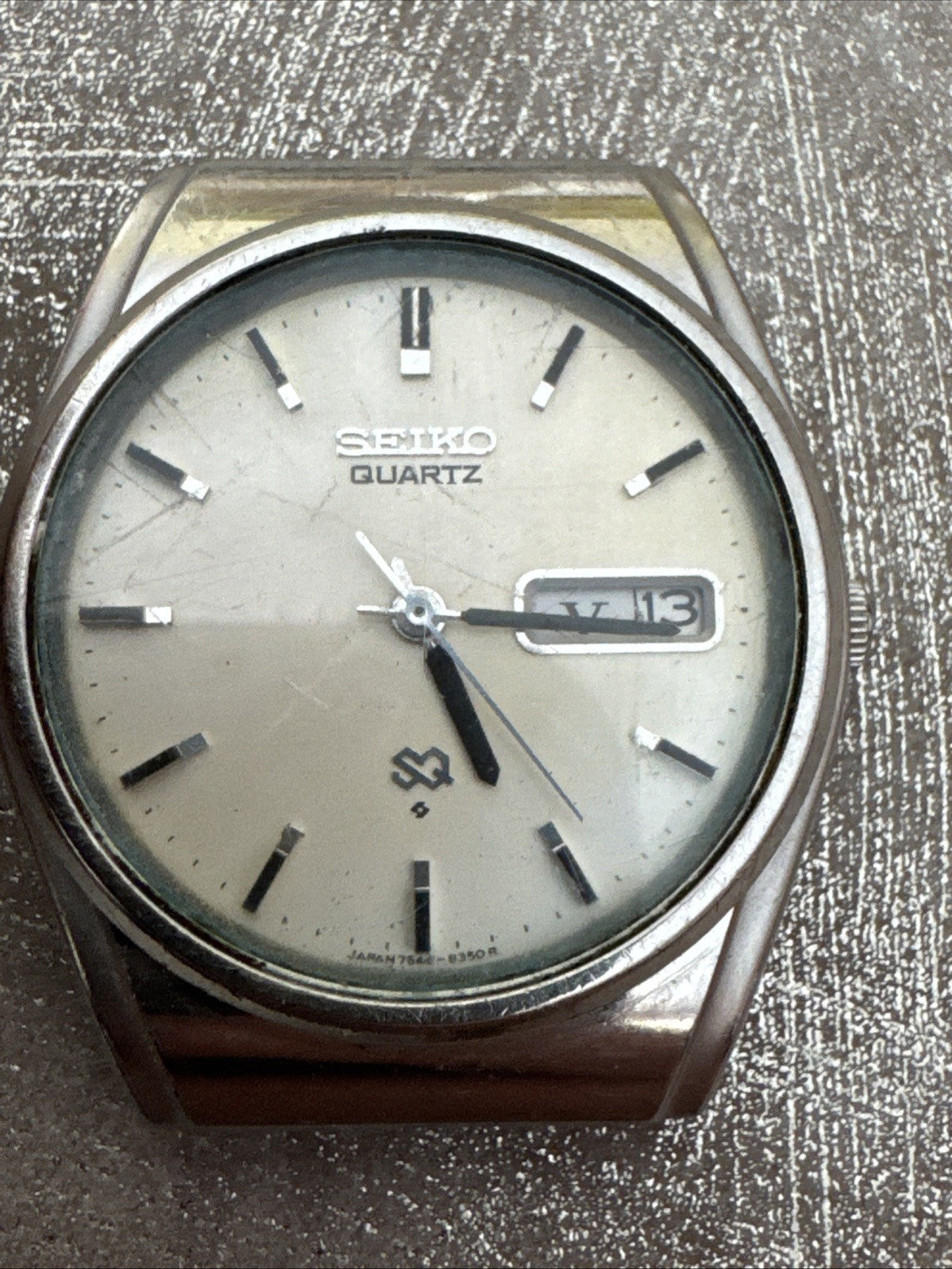Mens 1978 Seiko Quartz 7546-8320 Pulsing