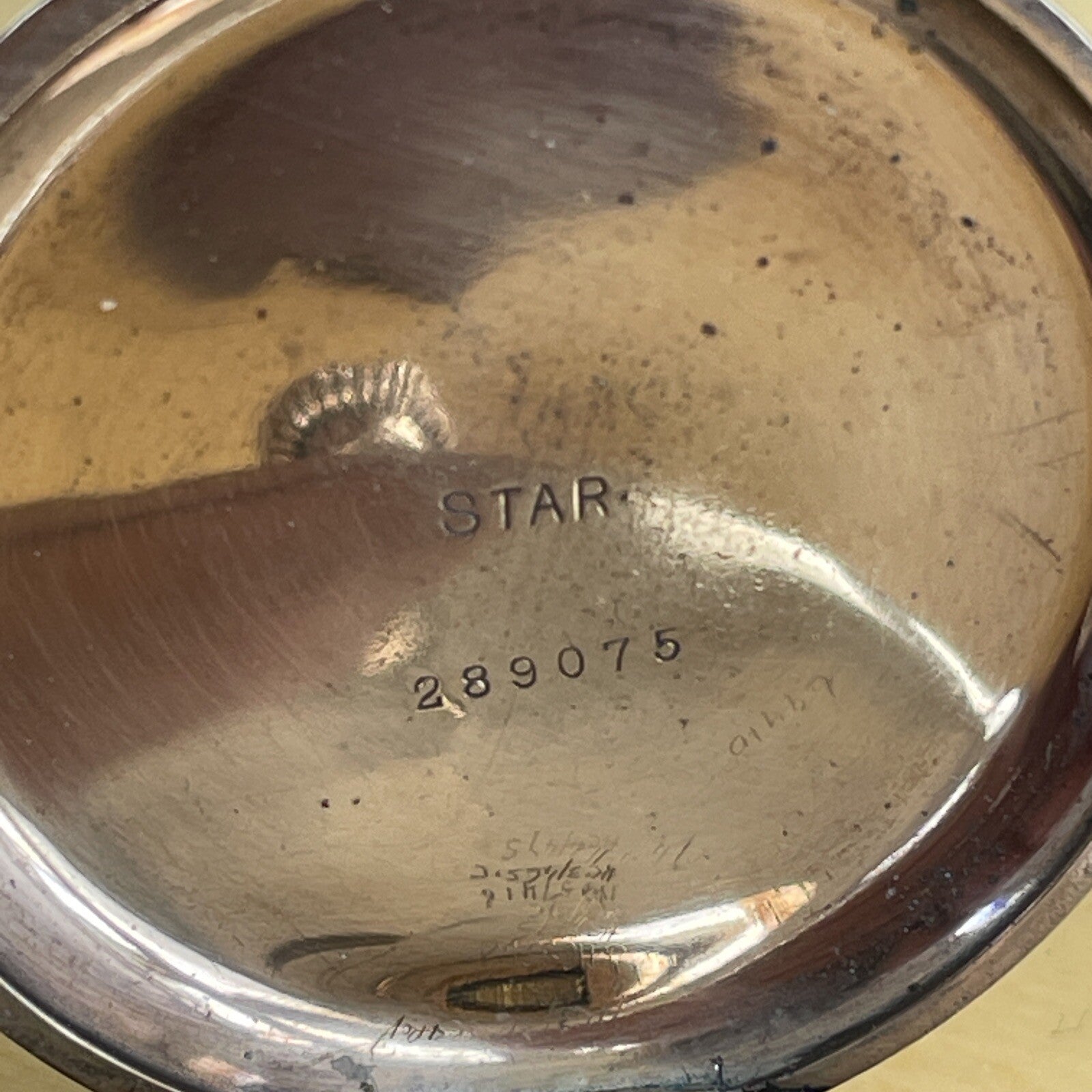 Waltham 1908 Grade 625 Pocket Watch Dennison Star Running Well. REF: CAT