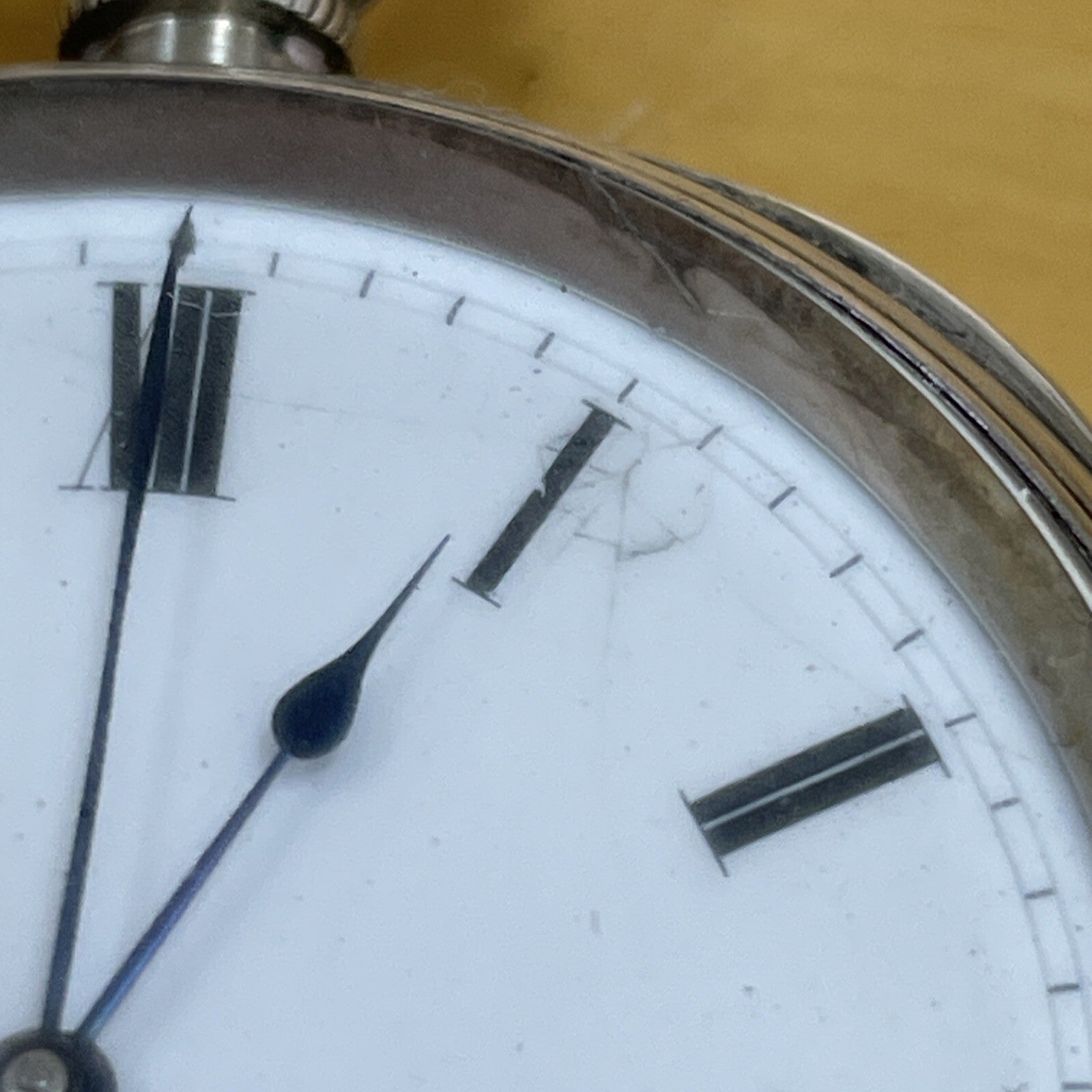 Ca 1877 JB Yabsley Pocket Watch Fine Silver Serviced August 24 Ref P