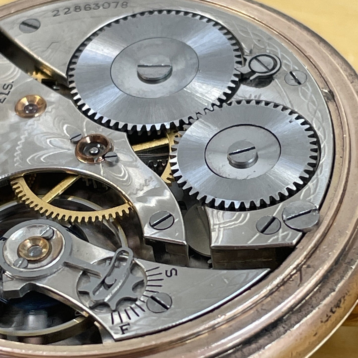 Waltham 1908 Grade 625 Pocket Watch Dennison Star Running Well. REF: CAT