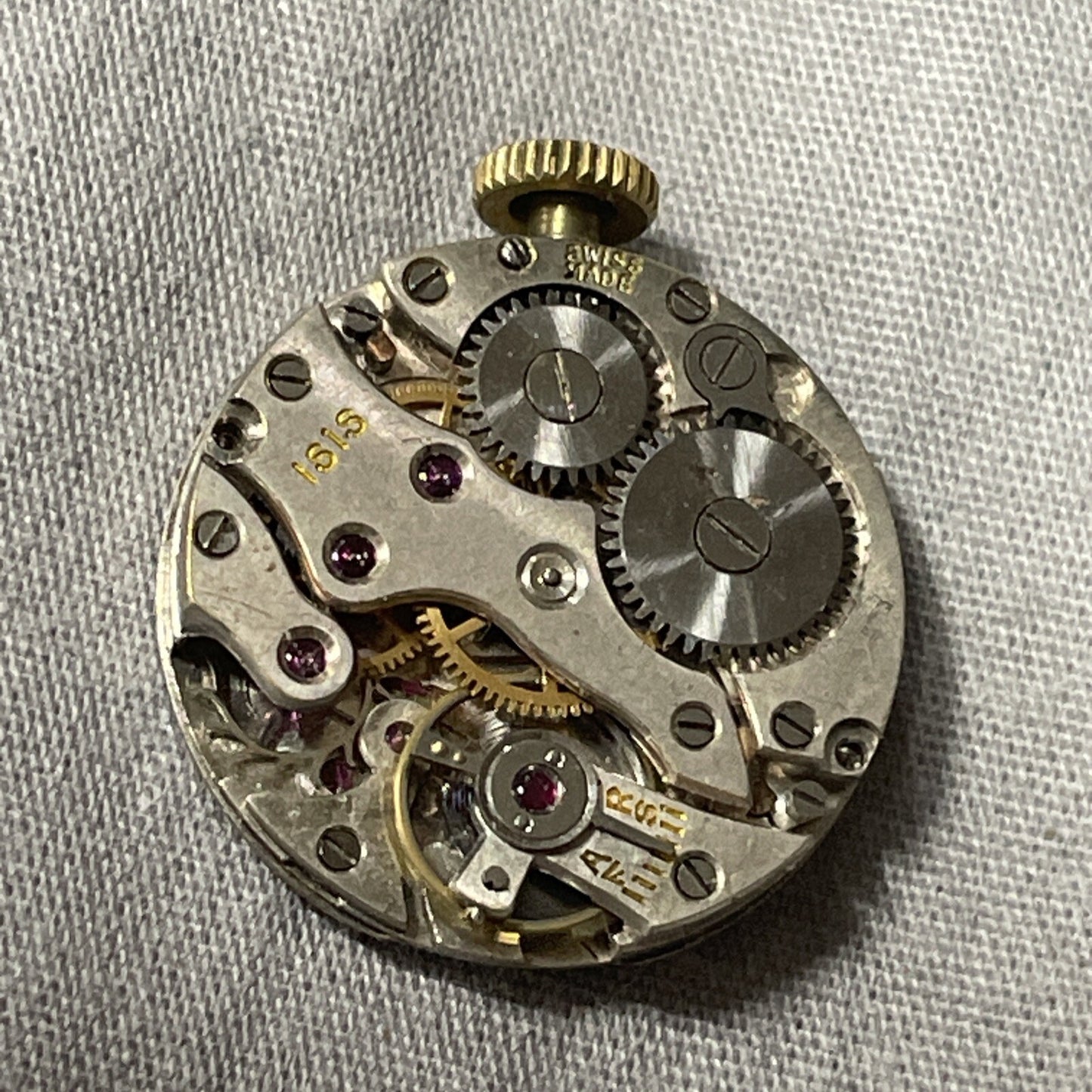 Isis Watch Movement Ticking For Parts  H29