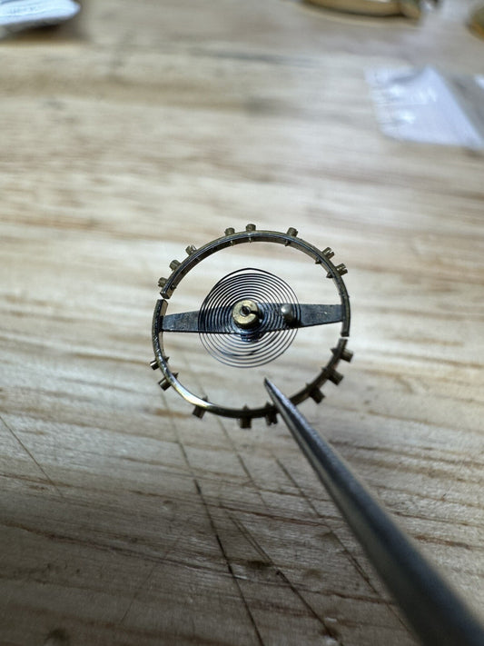 Cyma Dirty Dozen Balance Complete Ref 234 Breguet Overcoil Hairspring Ref LG0-Z