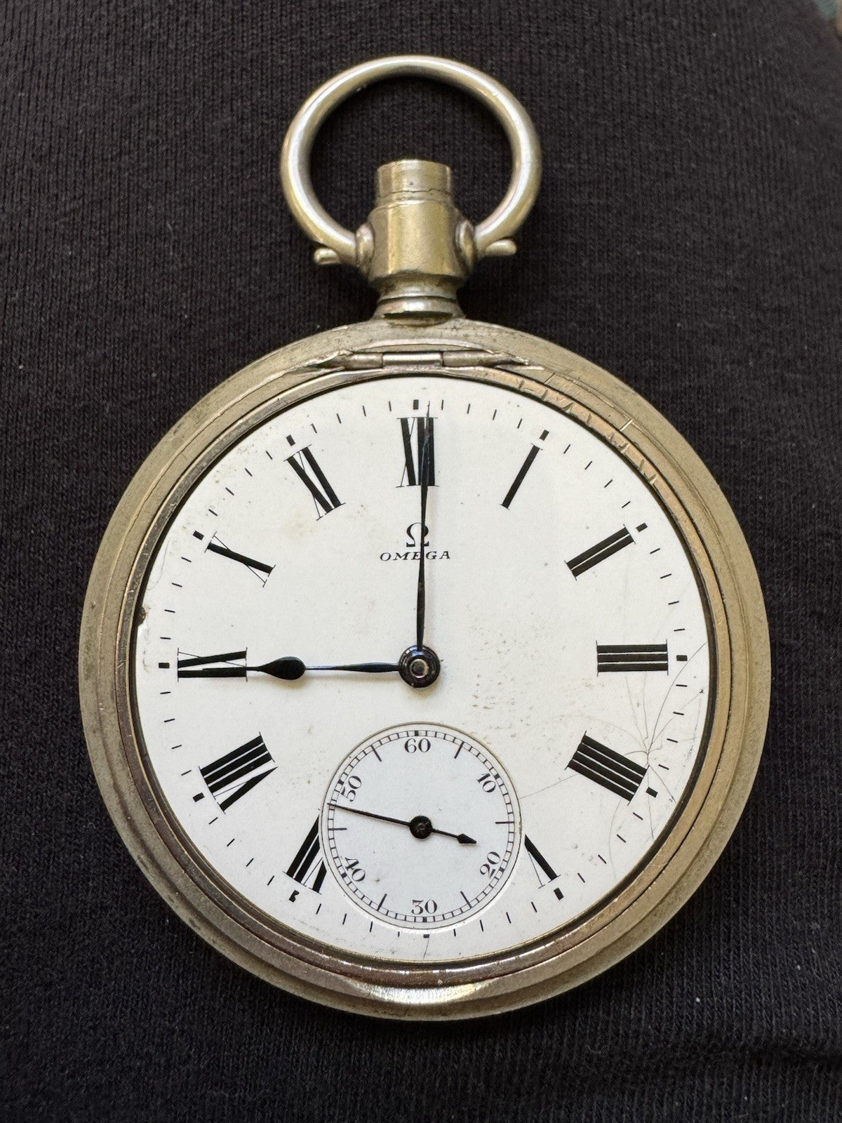 WW1 Era Ca 1915 Omega Pocket Watch Serviced