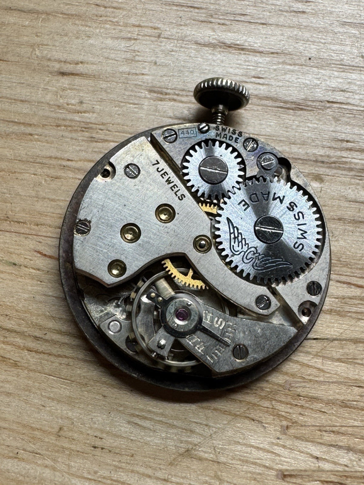 WW2 Era Rotary Mens Watch Ticking For Service 