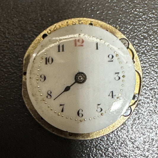 Early 10.5 Ligne Pin Set Movement Ok Balance Ref P