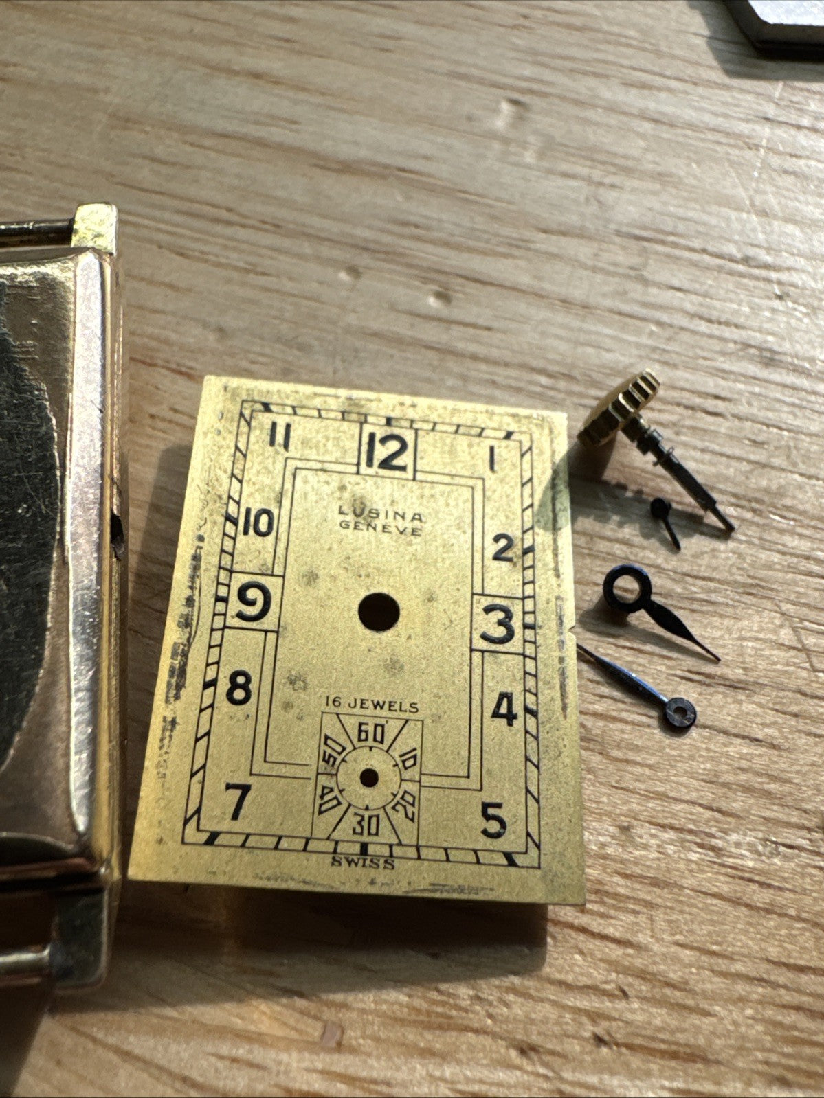 Watch Case Dial Hands For FHF 29 Movement