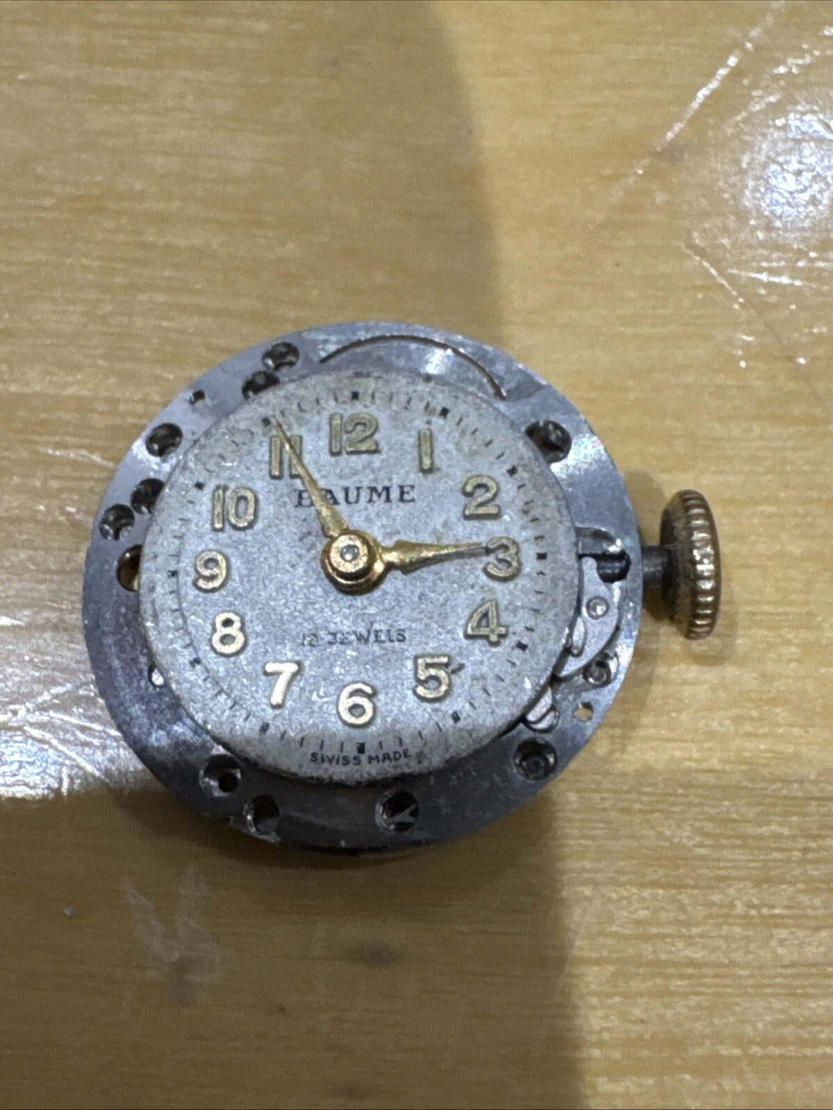 ETA 1010 Baume Watch Movement Ref S