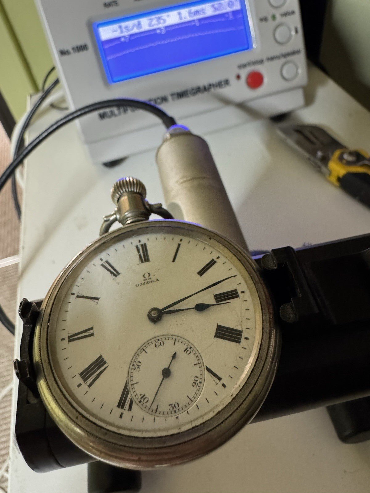 WW1 Era Ca 1915 Omega Pocket Watch Serviced