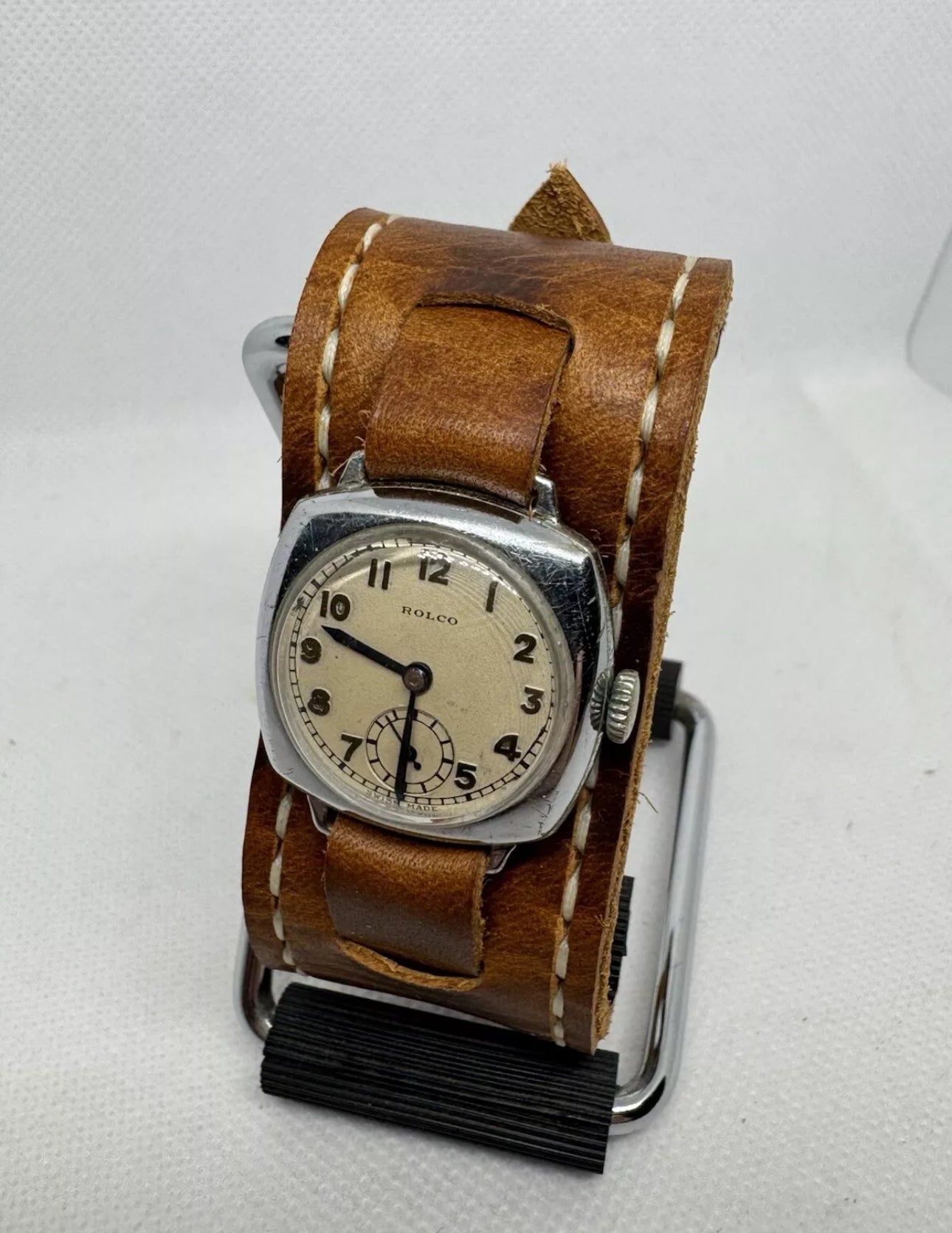 1930s Rolex Cushion Case Wrist Watch