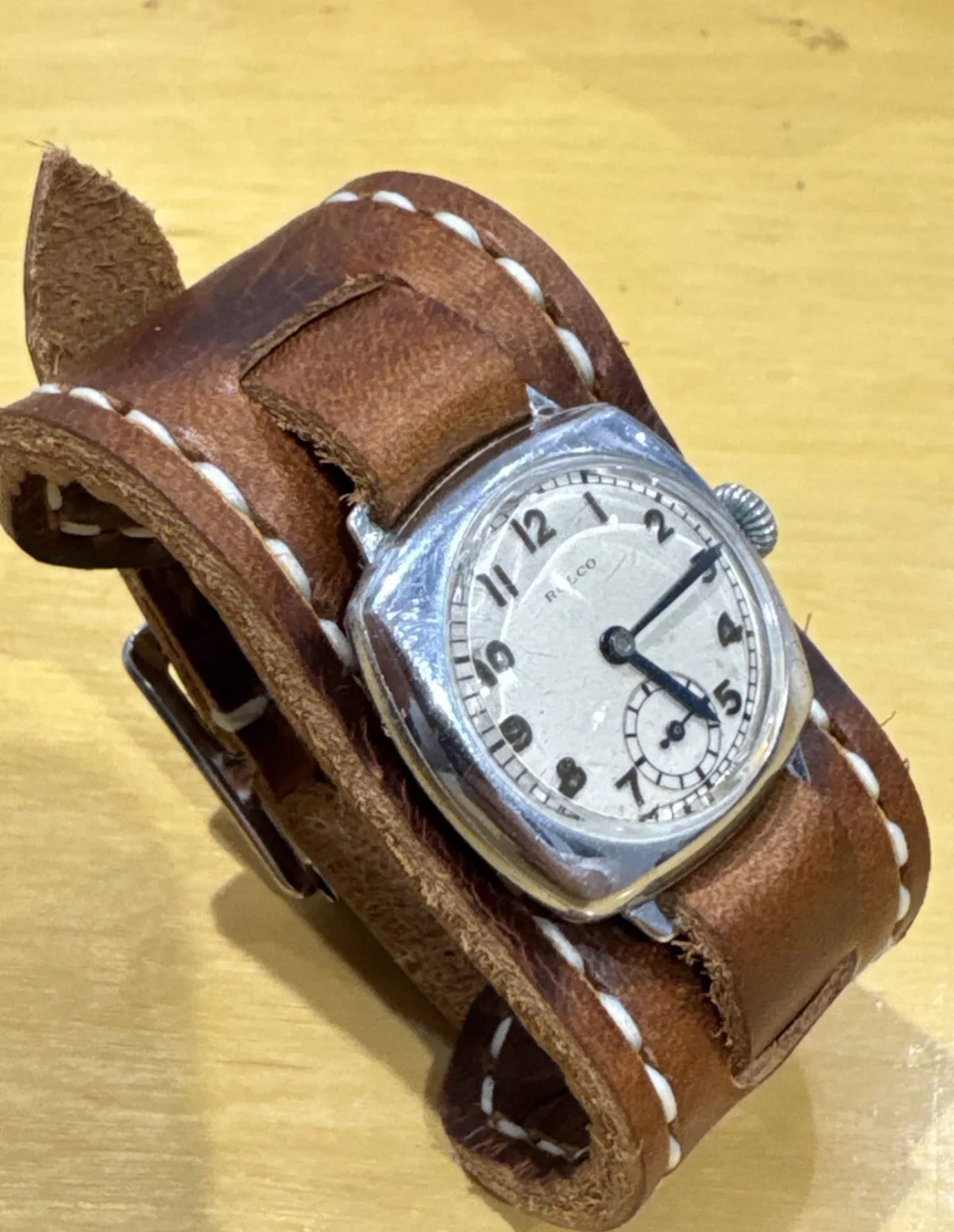 1930s Rolex Cushion Case Wrist Watch