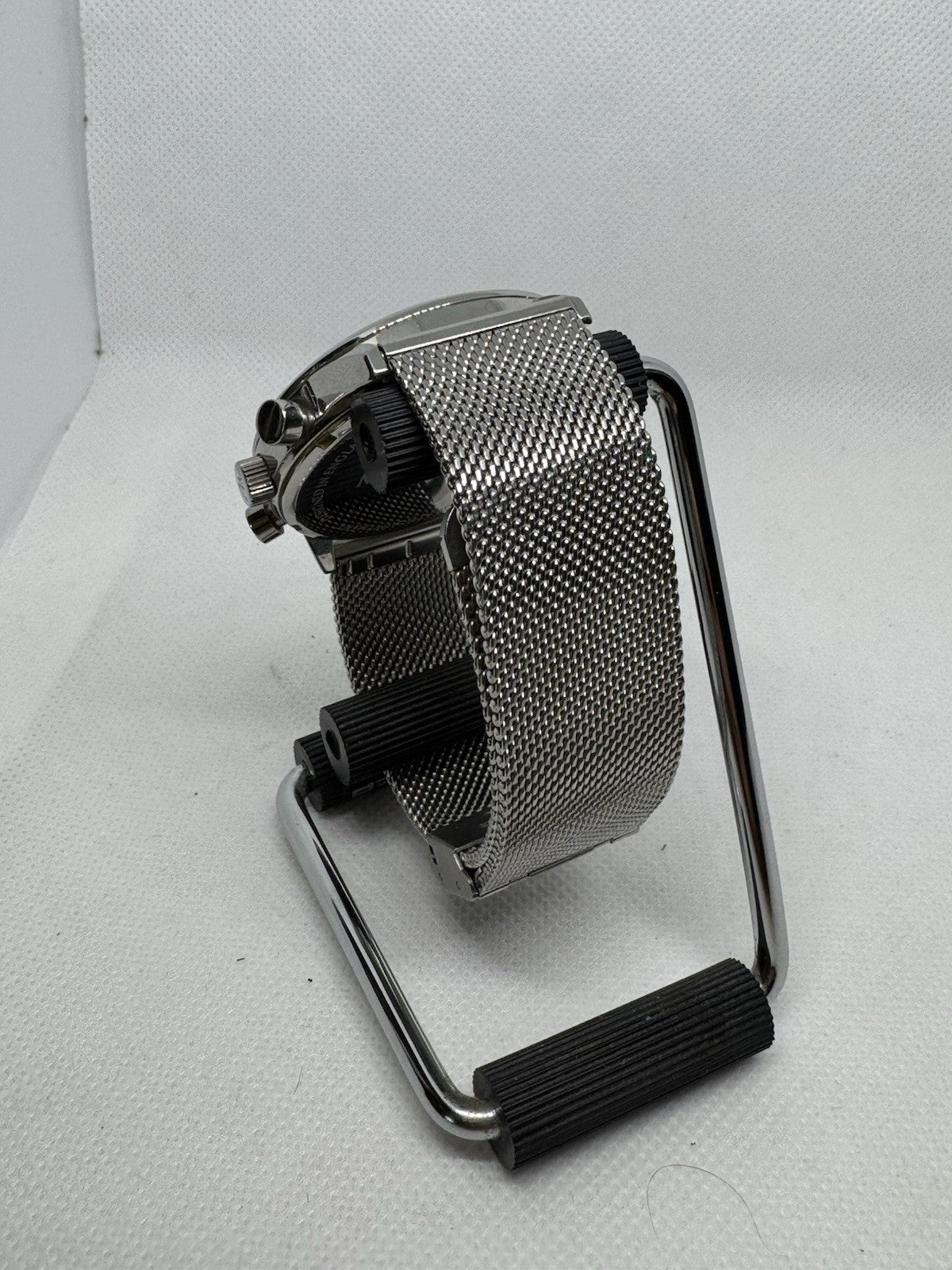 Mens Momentary Seiko Chronograph Dress Watch New Battery