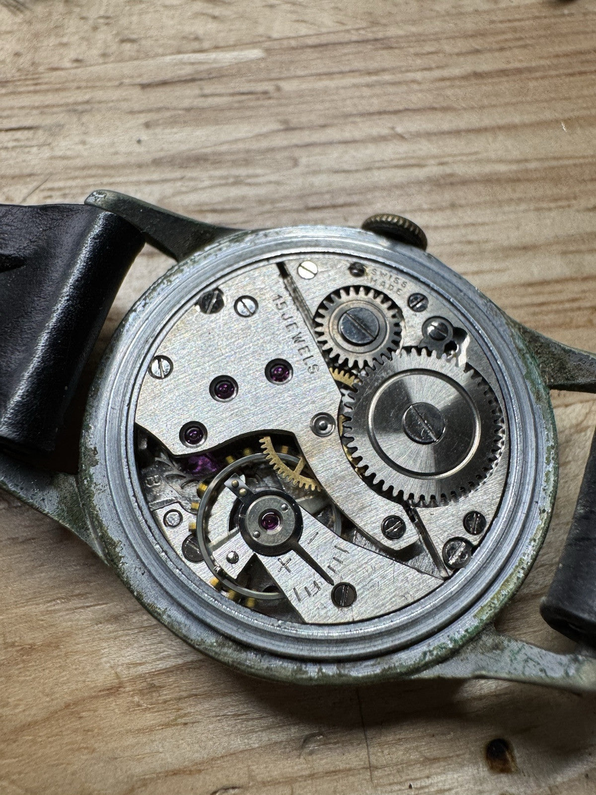 Mens Rotary AS 984 Watch Ticking For Service Parts Repair